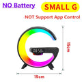 G-Shape RGB Wireless Charger with Alarm Clock, Speaker & Night Light